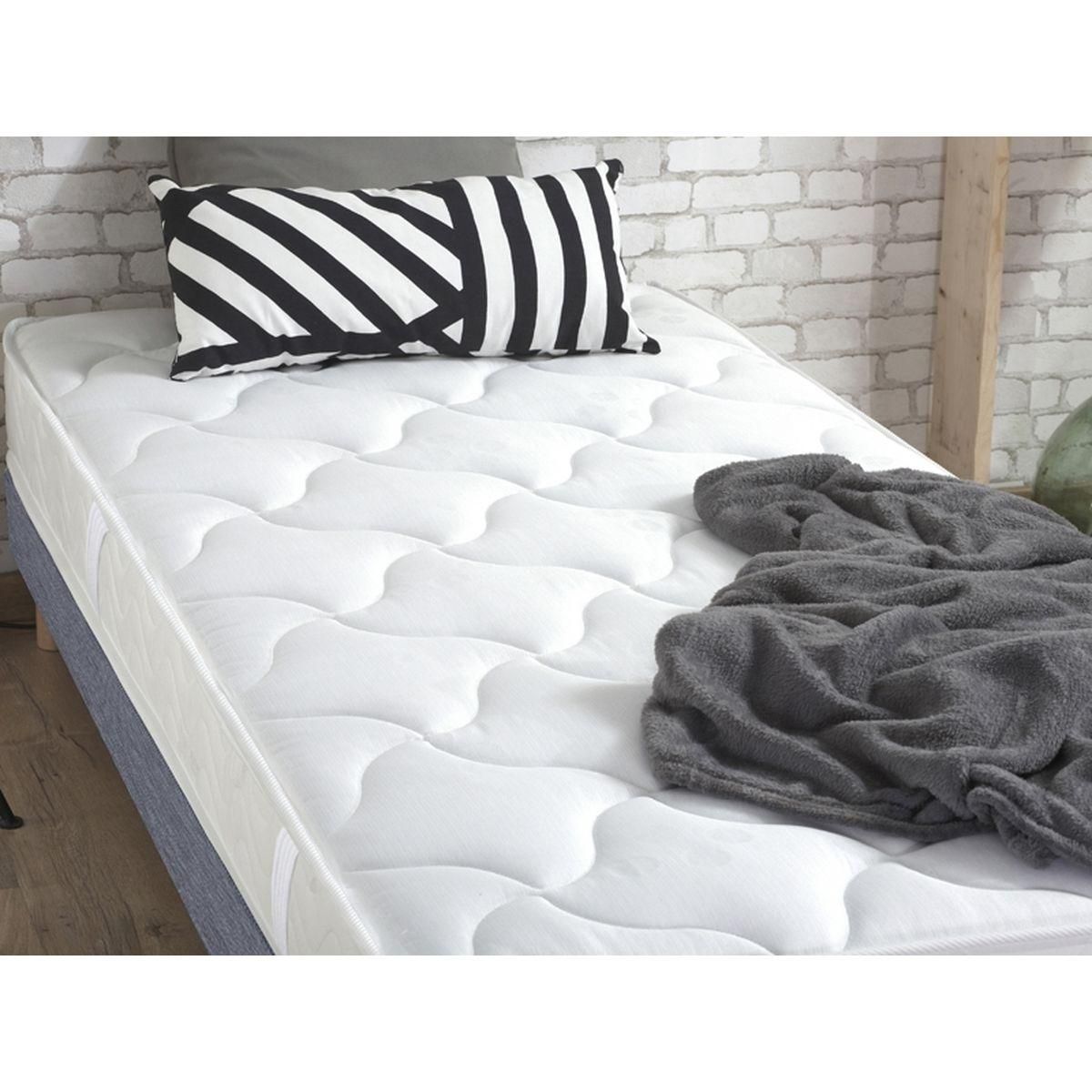 Matelas 100% latex 3 zones 90 x 190 cm  ESSENTIEL