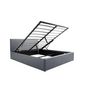 Voir la diapositive 4 : Lit coffre 160x200 cm sommier inclus avec tete de lit WILLOW