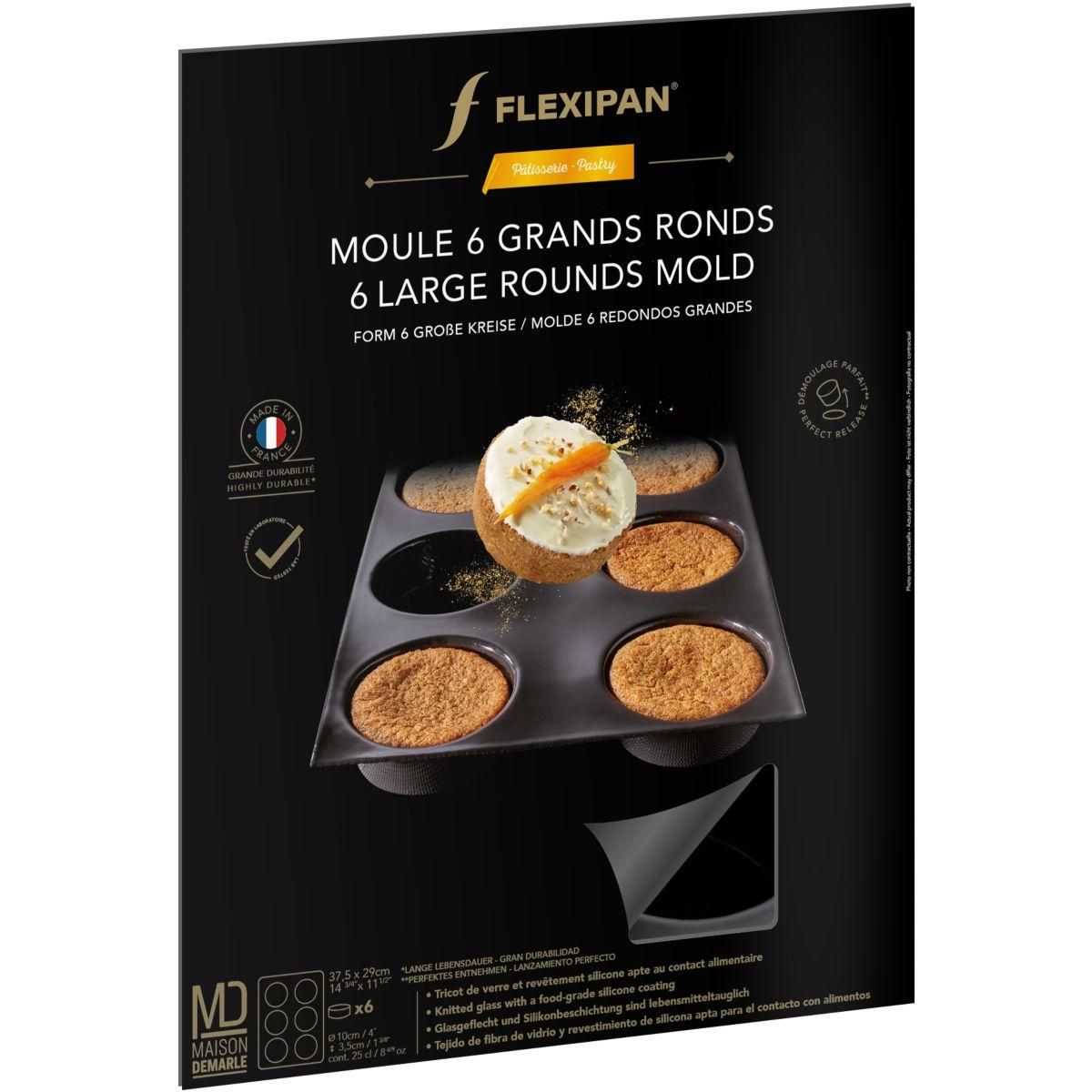Flexipan Moule à tartelette grands ronds