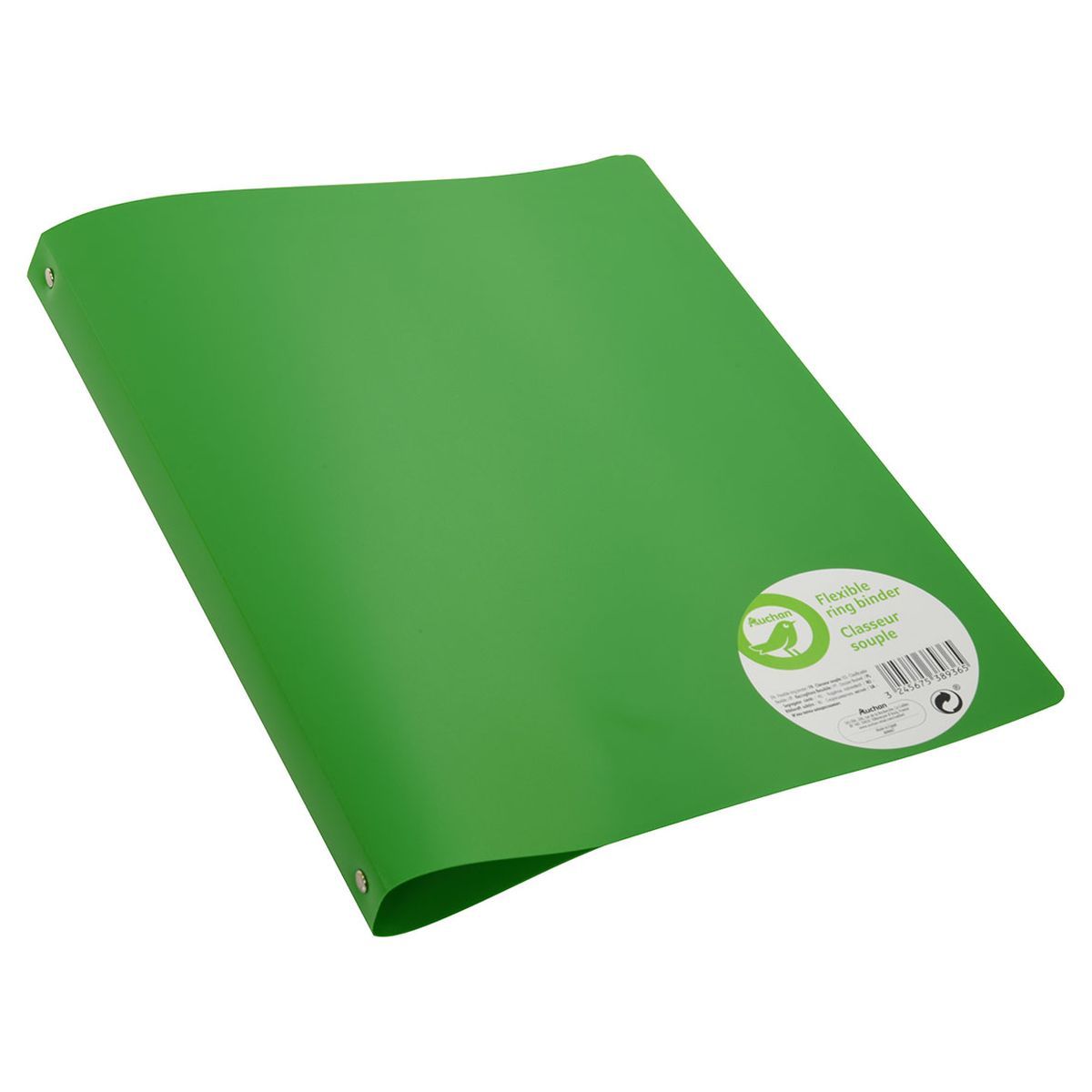 POUCE Classeur A4 polypro souple dos 20mm vert