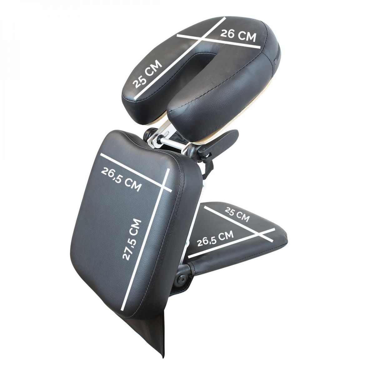 VIVEZEN Appui tête, têtière de massage universelle transportable - Noir