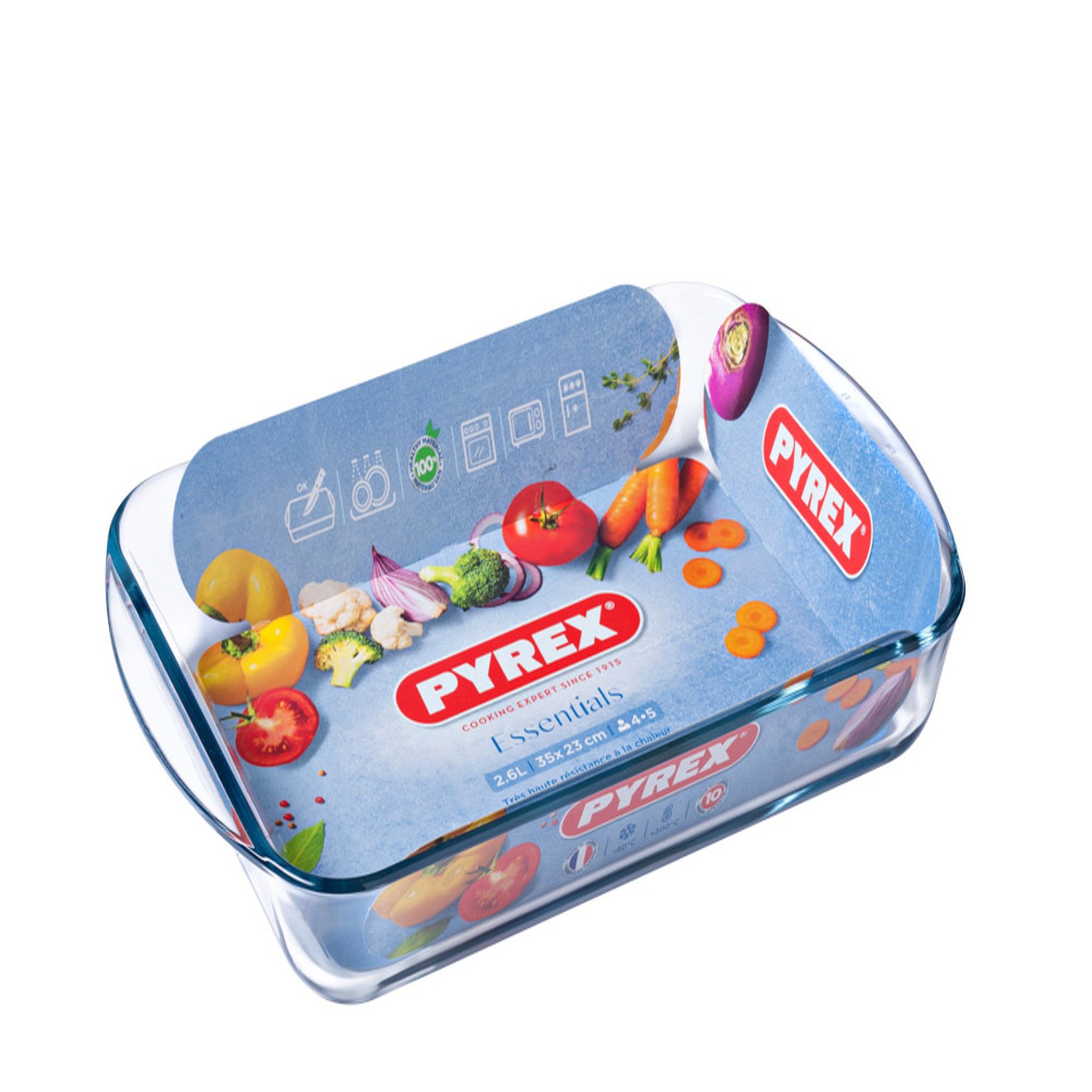 PYREX Plat à lasagnes en verre  ESSENTIAL