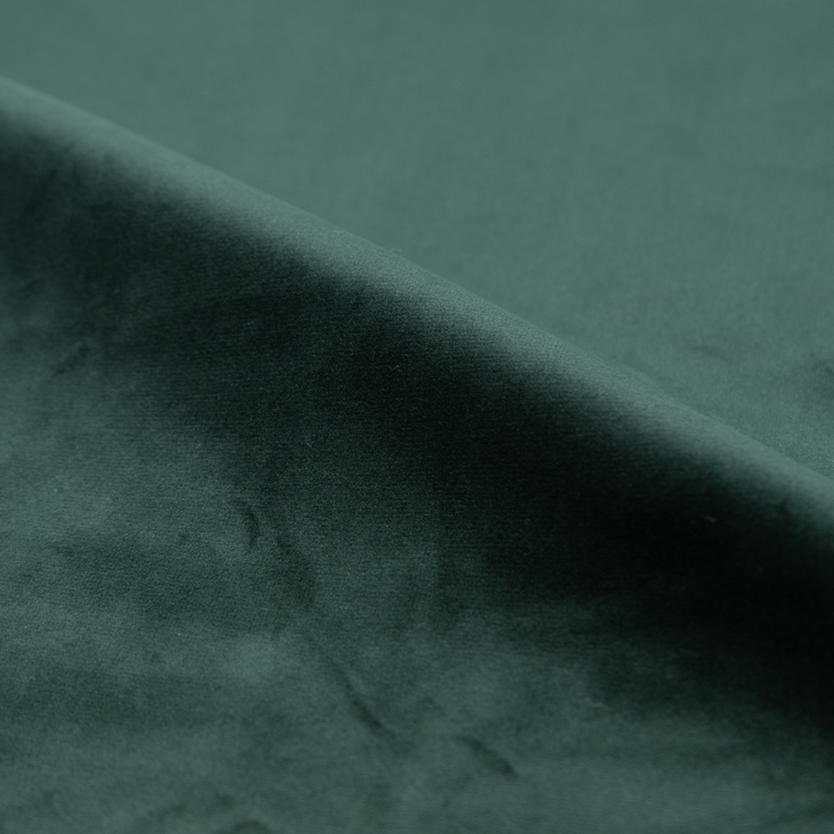 Rendez vous déco Lit double 140x190 cm en velours vert et pieds doré - Gala