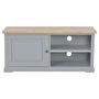 Voir la diapositive 3 : VIDAXL Meuble TV Gris 90x30x40 cm Bois