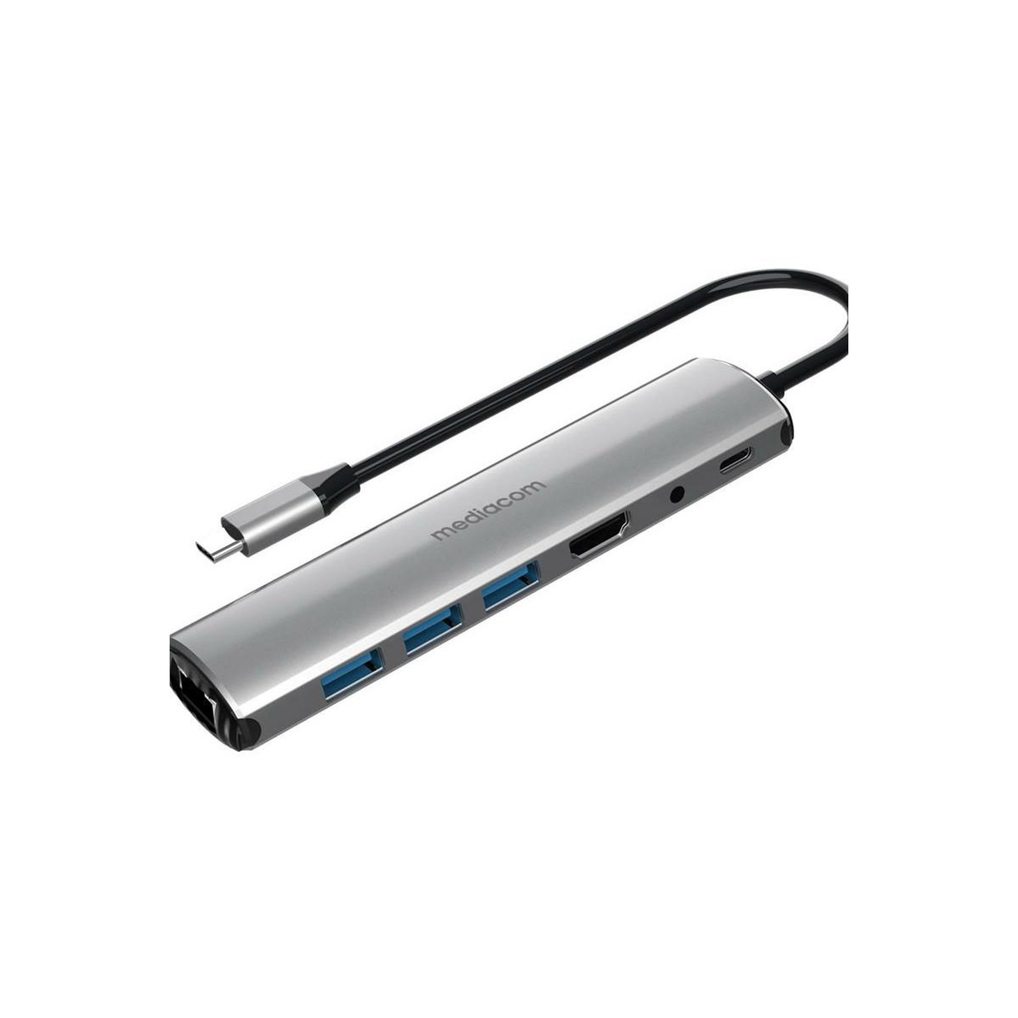 Voir la diapositive 1 : MEDIACOM Mediacom md-c313 station d'accueil usb 3.2 gen 1 (3.1 gen 1) type-c aluminium