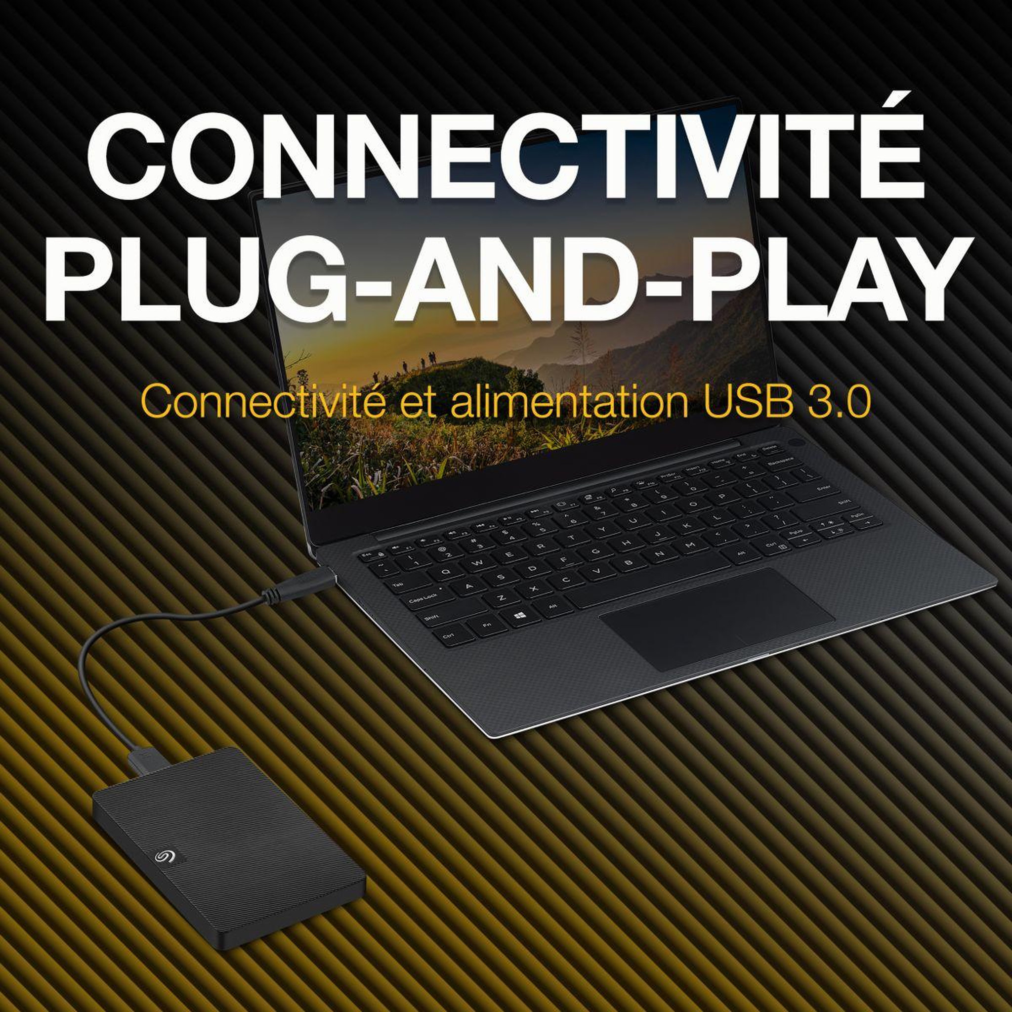 Voir la diapositive 5 : Seagate Disque dur externe 1to expansion portable drive