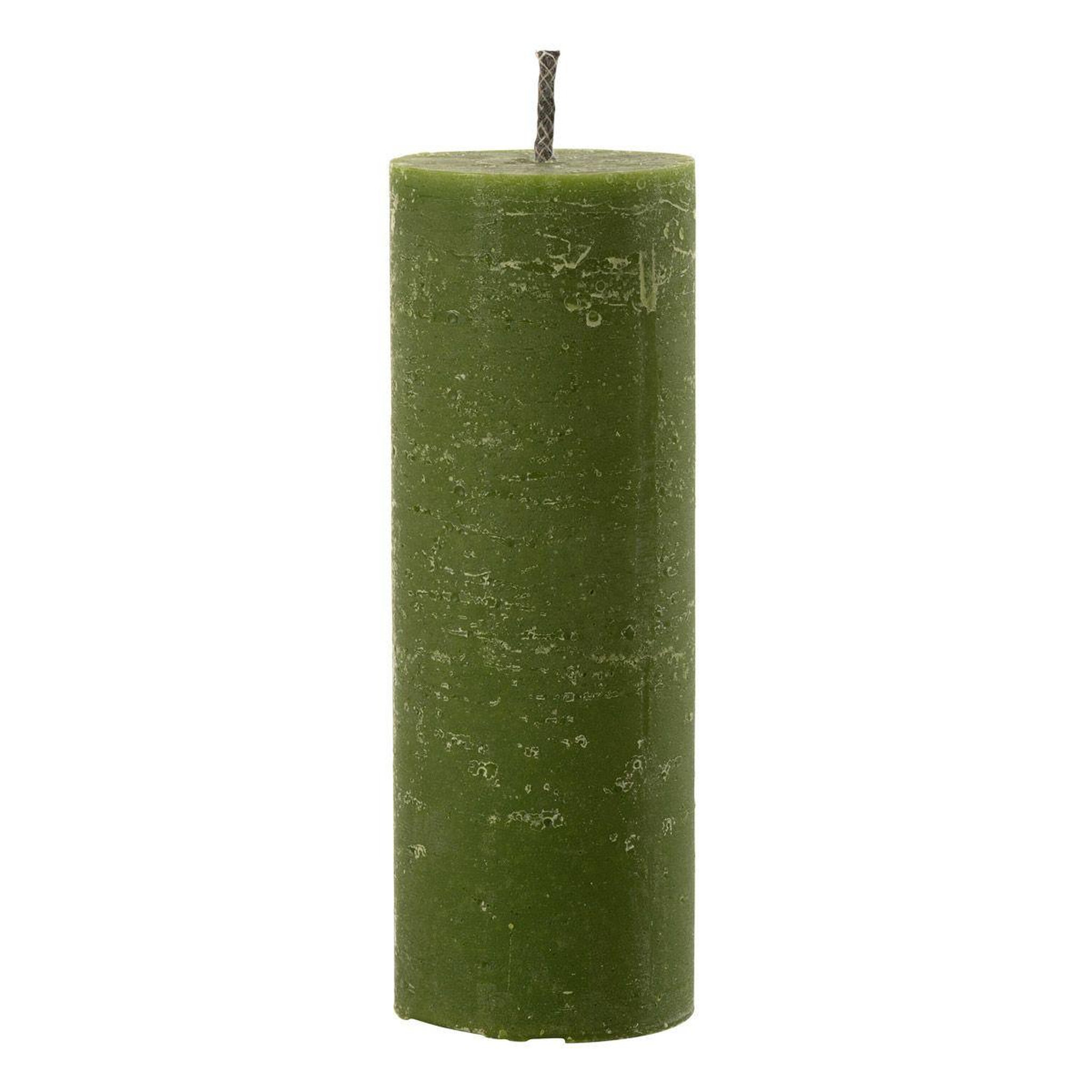 J-LINE Bougie pilier extérieur  odessa  28cm vert