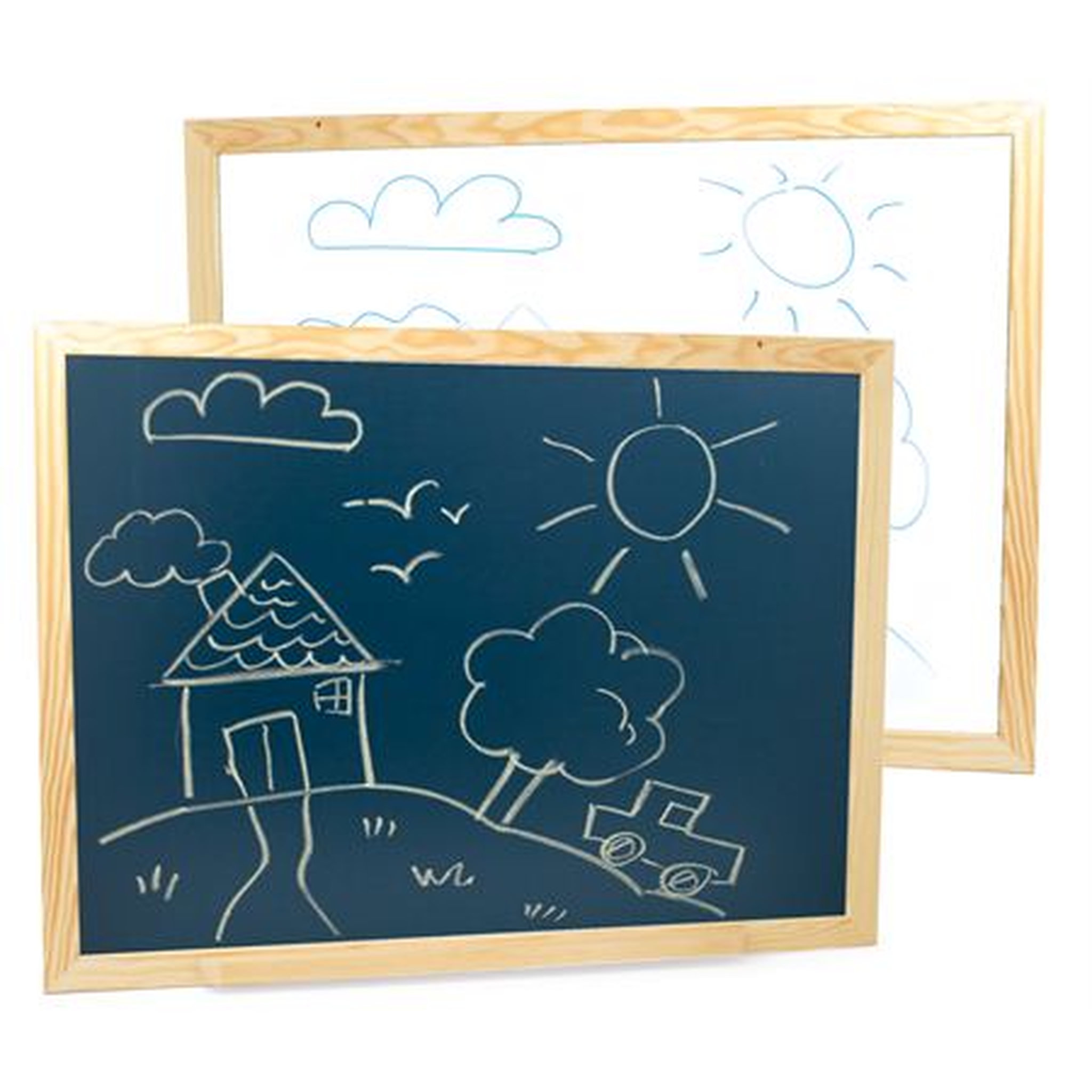 JEUJURA Grand tableau réversible en bois