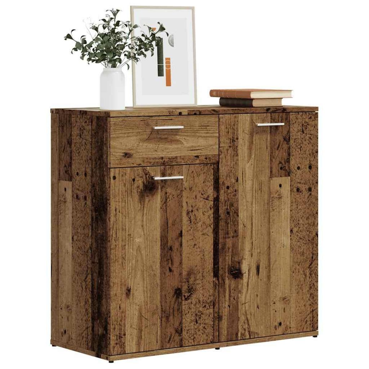 VIDAXL Buffet vieux bois 80x36x75 cm bois d'ingenierie