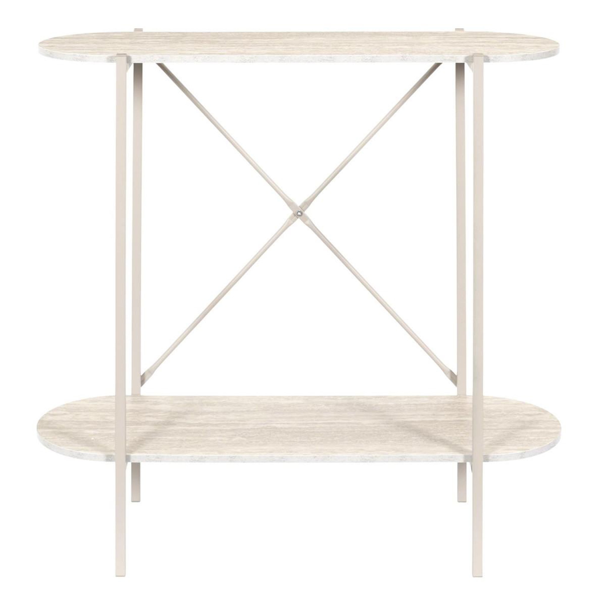 Voir la diapositive 2 : The Home Deco Factory Console avec étagère  terra nova  85cm beige