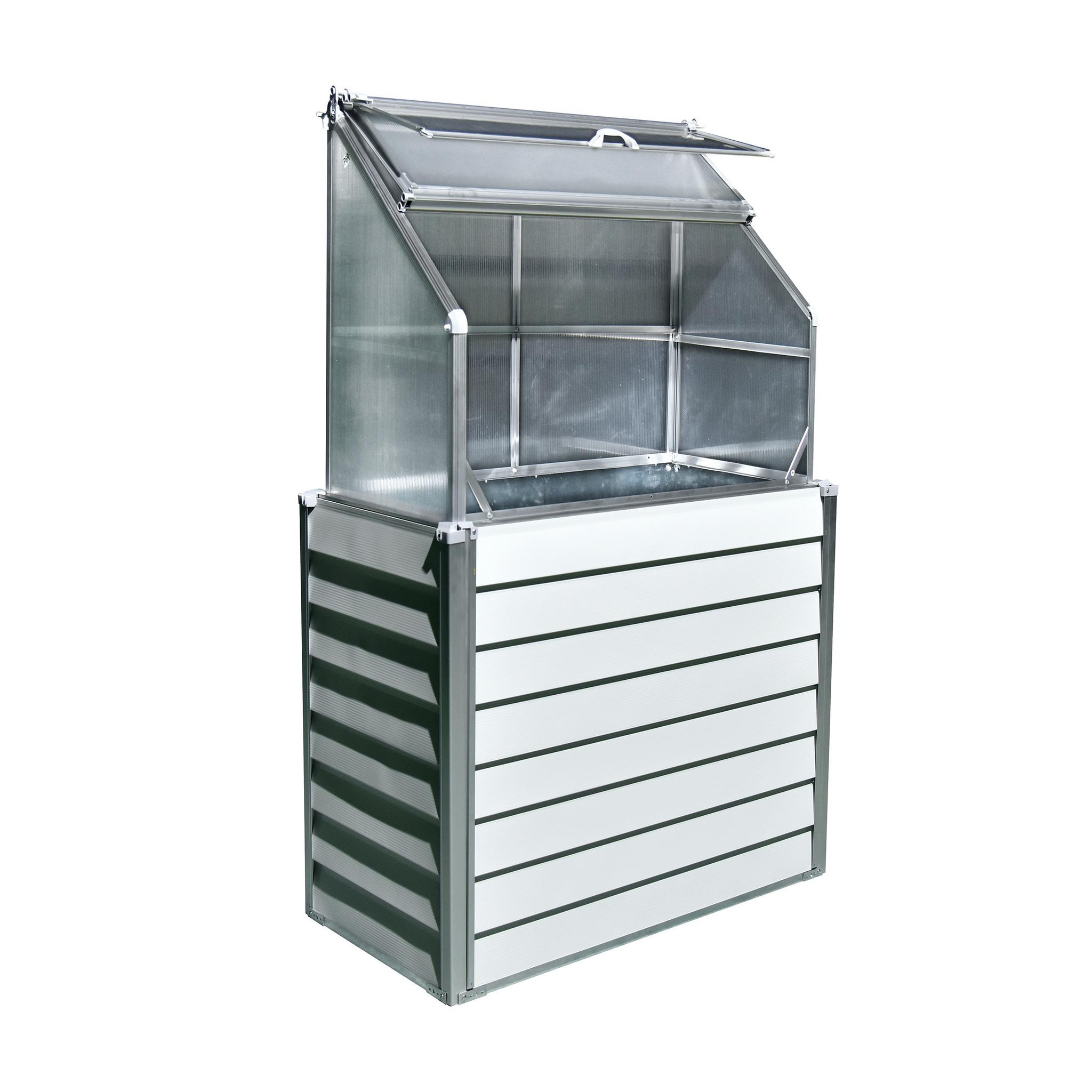 DCB GARDEN Mini-serre de jardin en acier galvanisé