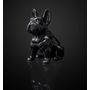 Voir la diapositive 3 : Statuette Déco En Céramique "bulldog" 30 cm Noir