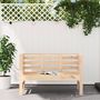 Voir la diapositive 3 : VIDAXL Banc de jardin 111,5x53x71 cm bois massif de pin