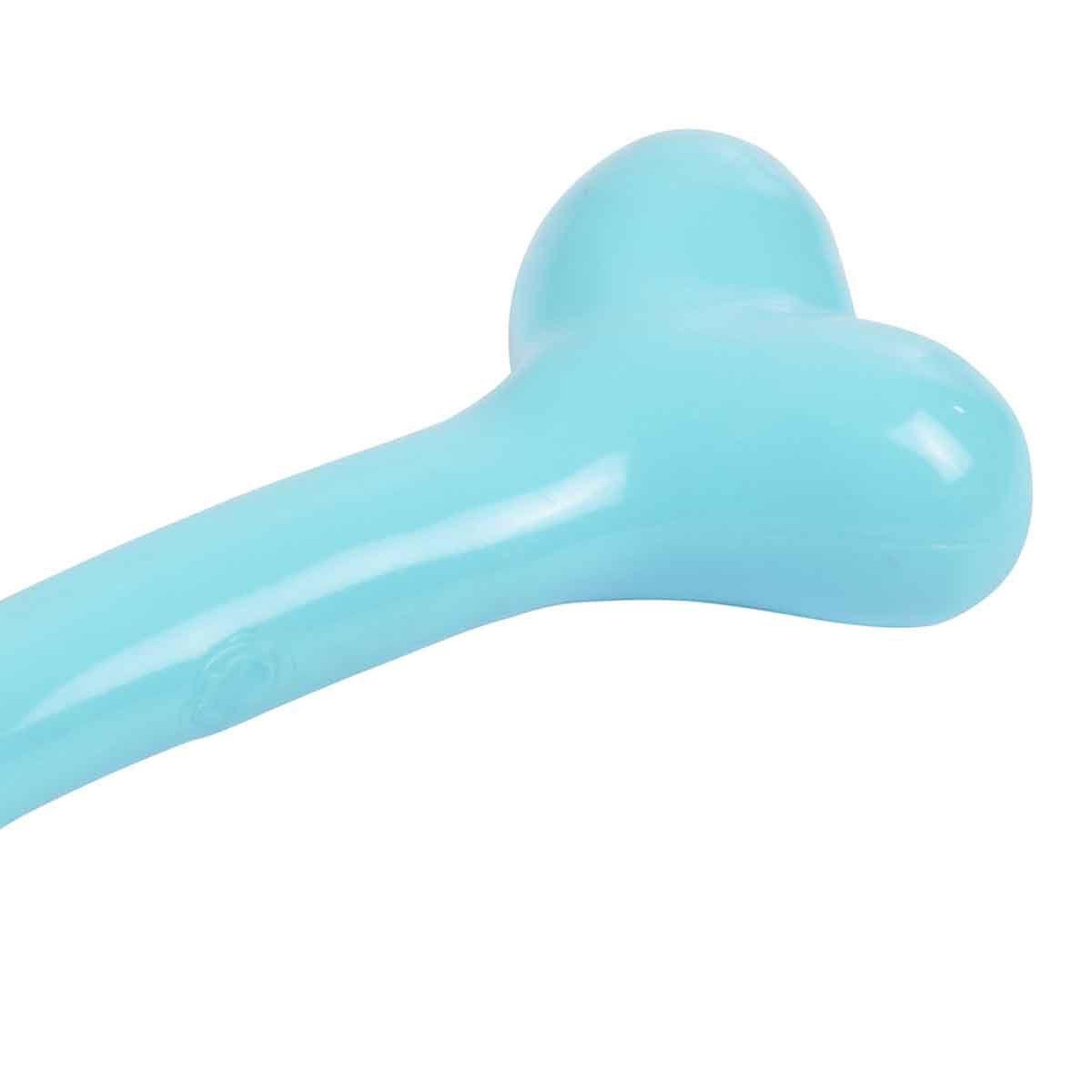 Voir la diapositive 2 : HOMEA Jouet pour chien os  puppy  14cm bleu