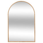 ATMOSPHERA Miroir arche en bois - 60 x 90 cm - Beige