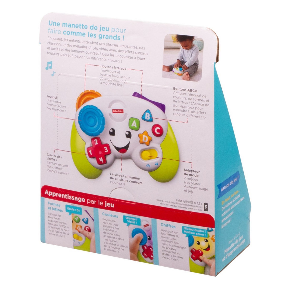 Fisher price La manette de jeux et d'apprentissages 