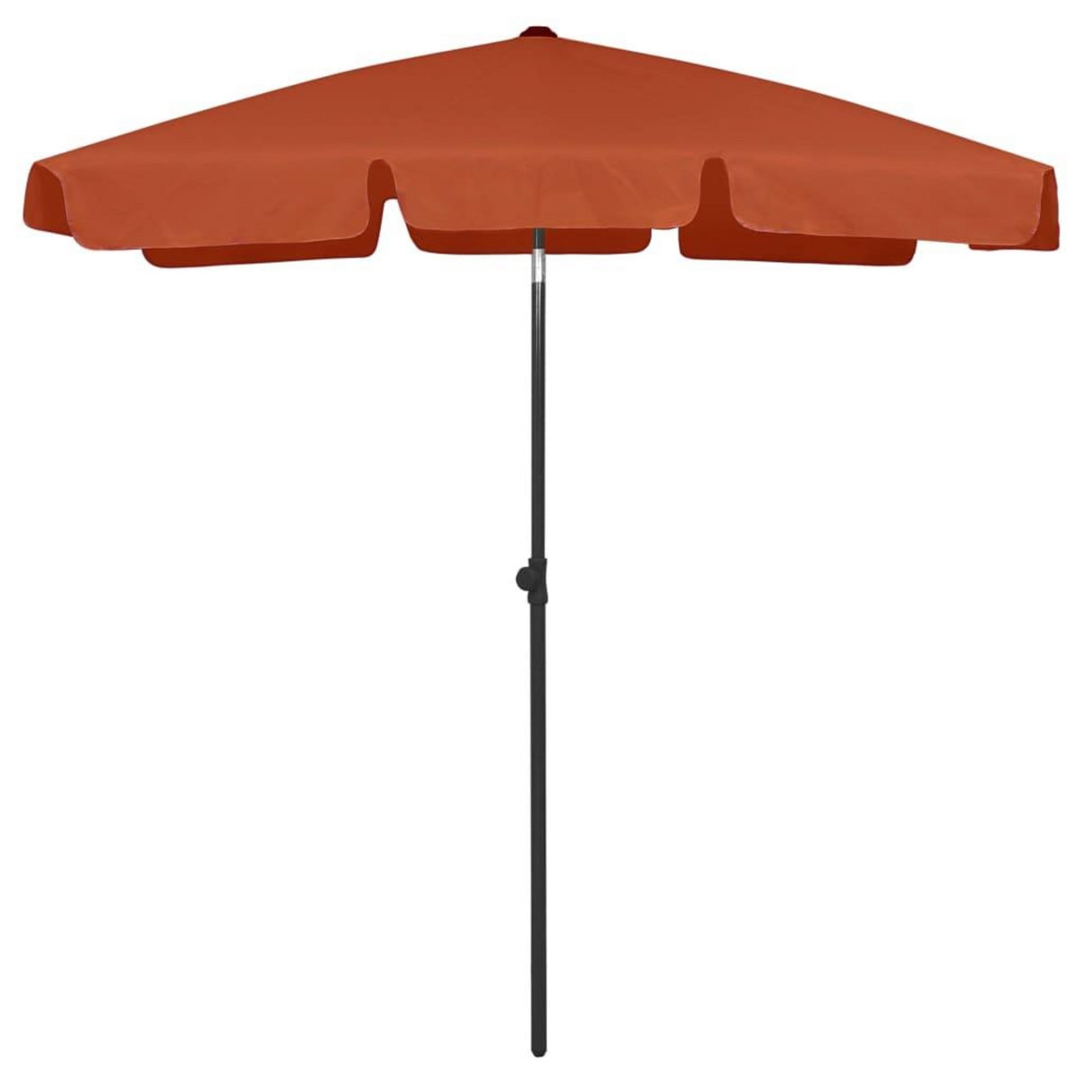 VIDAXL Parasol de plage terre cuite 180x120 cm