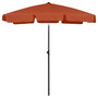 Voir la diapositive 1 : VIDAXL Parasol de plage terre cuite 180x120 cm
