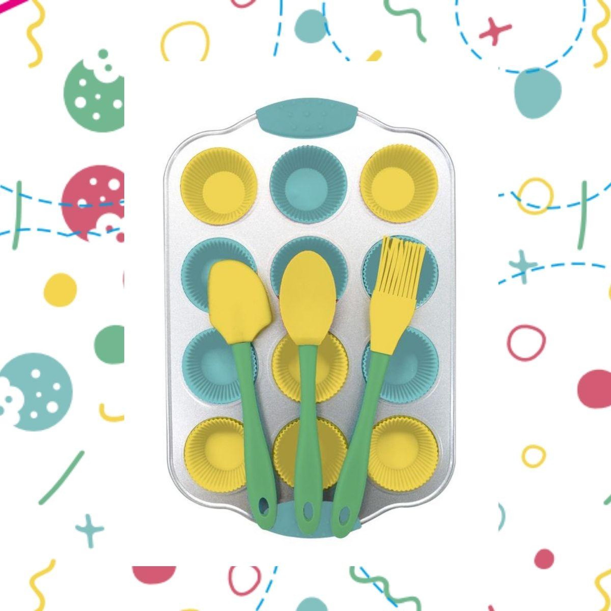 Voir la diapositive 5 : Fackelmann Set pour mini cupcakes 16 pièces fackelmann mini monsters