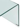 Voir la diapositive 2 : ATMOSPHERA Table Basse en Verre  Lenia  110cm Transparent
