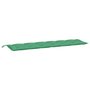 Voir la diapositive 2 : VIDAXL Coussin de banc de jardin vert 200x50x7 cm tissu oxford