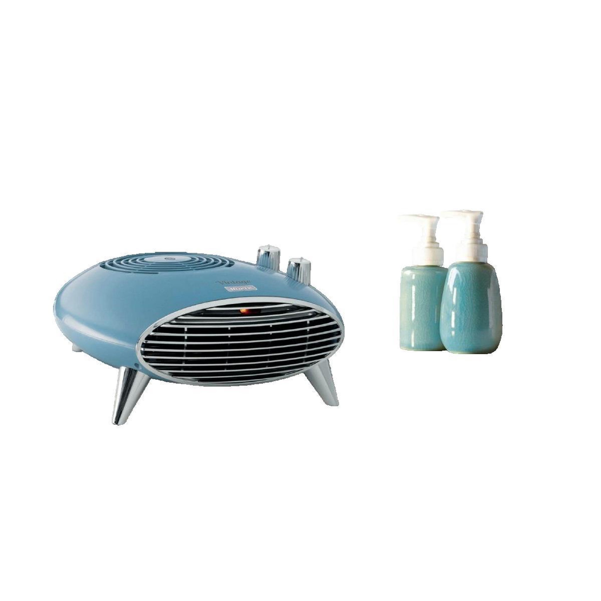 Voir la diapositive 3 : ARIETE Thermoventilateur Ariete 8211/05 Vintage bleu et chrome