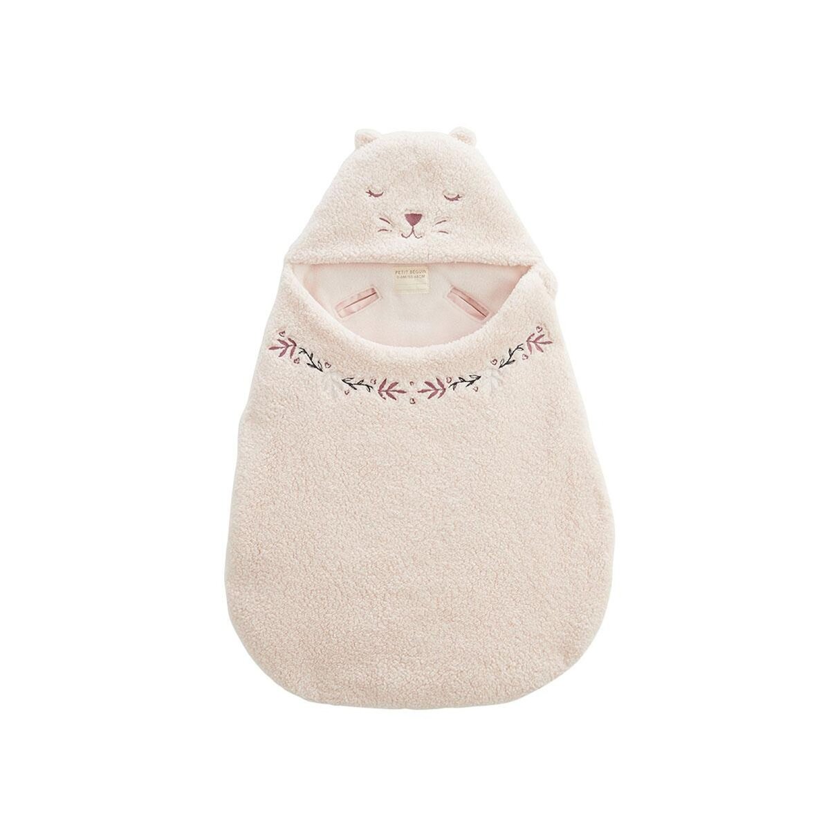 Petit Béguin Nid d'ange en sherpa Matcha