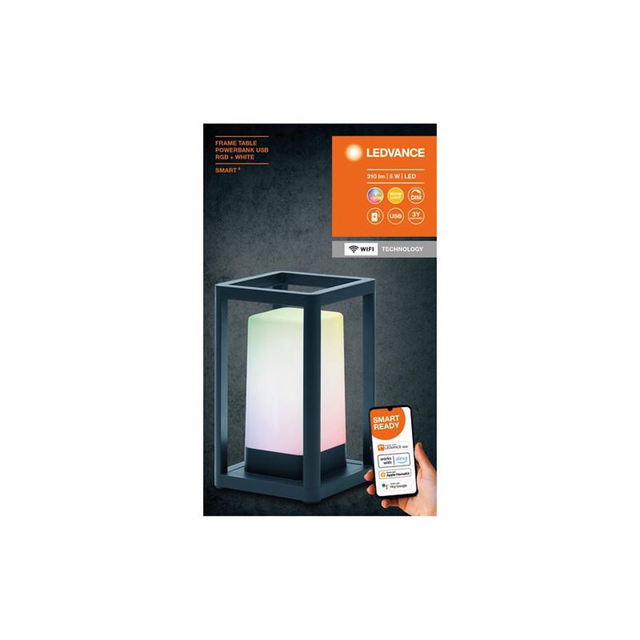 Voir la diapositive 4 : LEDVANCE LAMPE A POSER SMART+ 5W 270LM 3000K LEDVANCE - 4058075564466