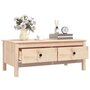 Voir la diapositive 5 : VIDAXL Table basse 100x50x40 cm Bois massif de pin