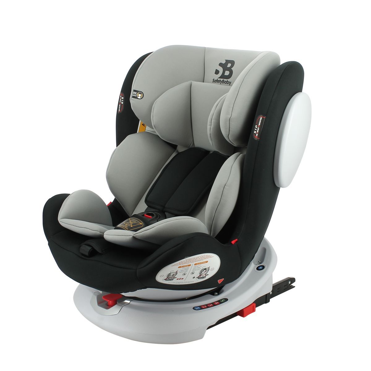 NANIA Siège auto isofix et pivotant groupe 0/1/2/3 SEATY - Safety Baby