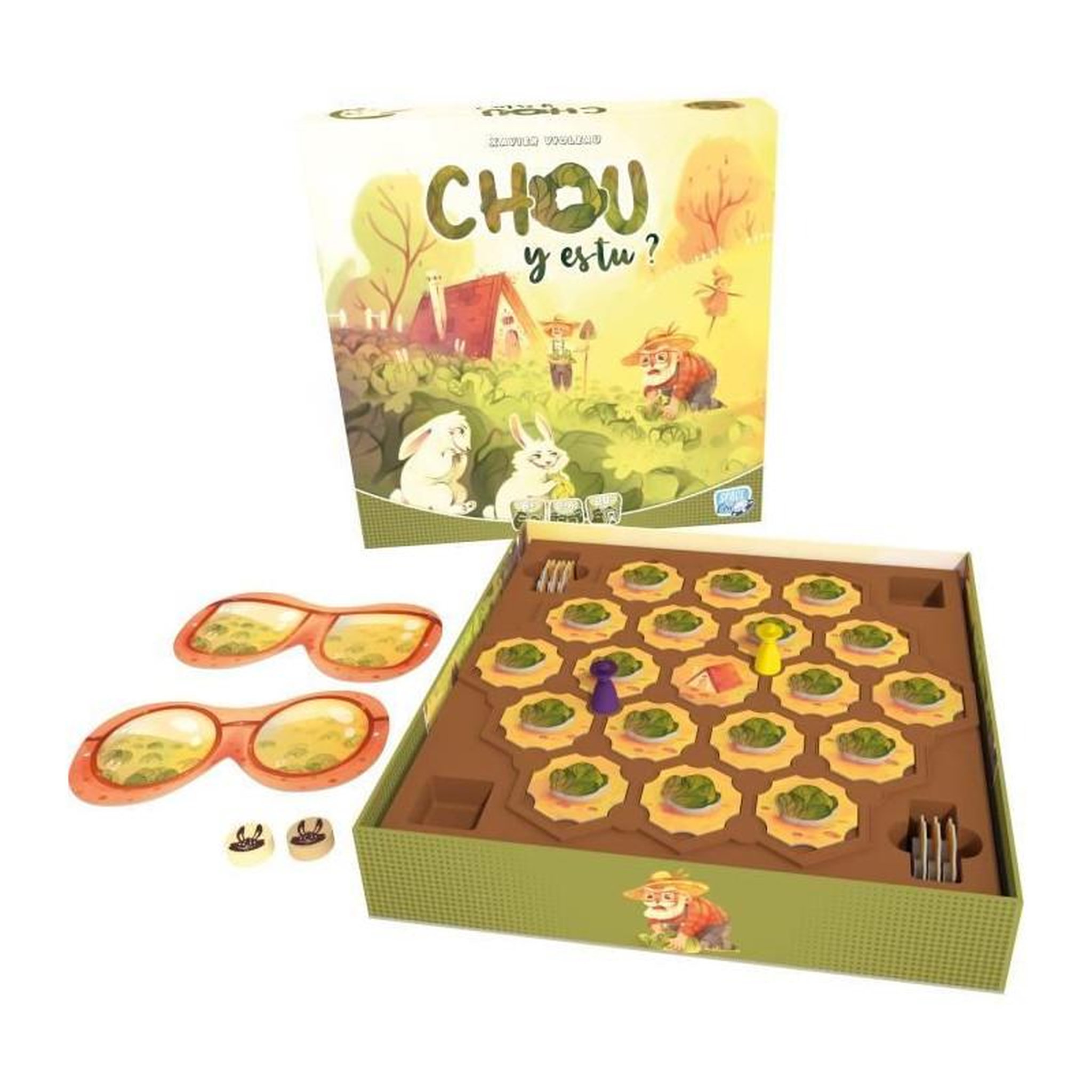 Voir la diapositive 2 : Asmodee Chou y es tu - Asmodee - Jeu simple d'observation et de strategie - Des 6 ans