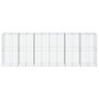 Voir la diapositive 3 : VIDAXL Panier gabion avec couvercle 600x100x200 cm fer galvanise