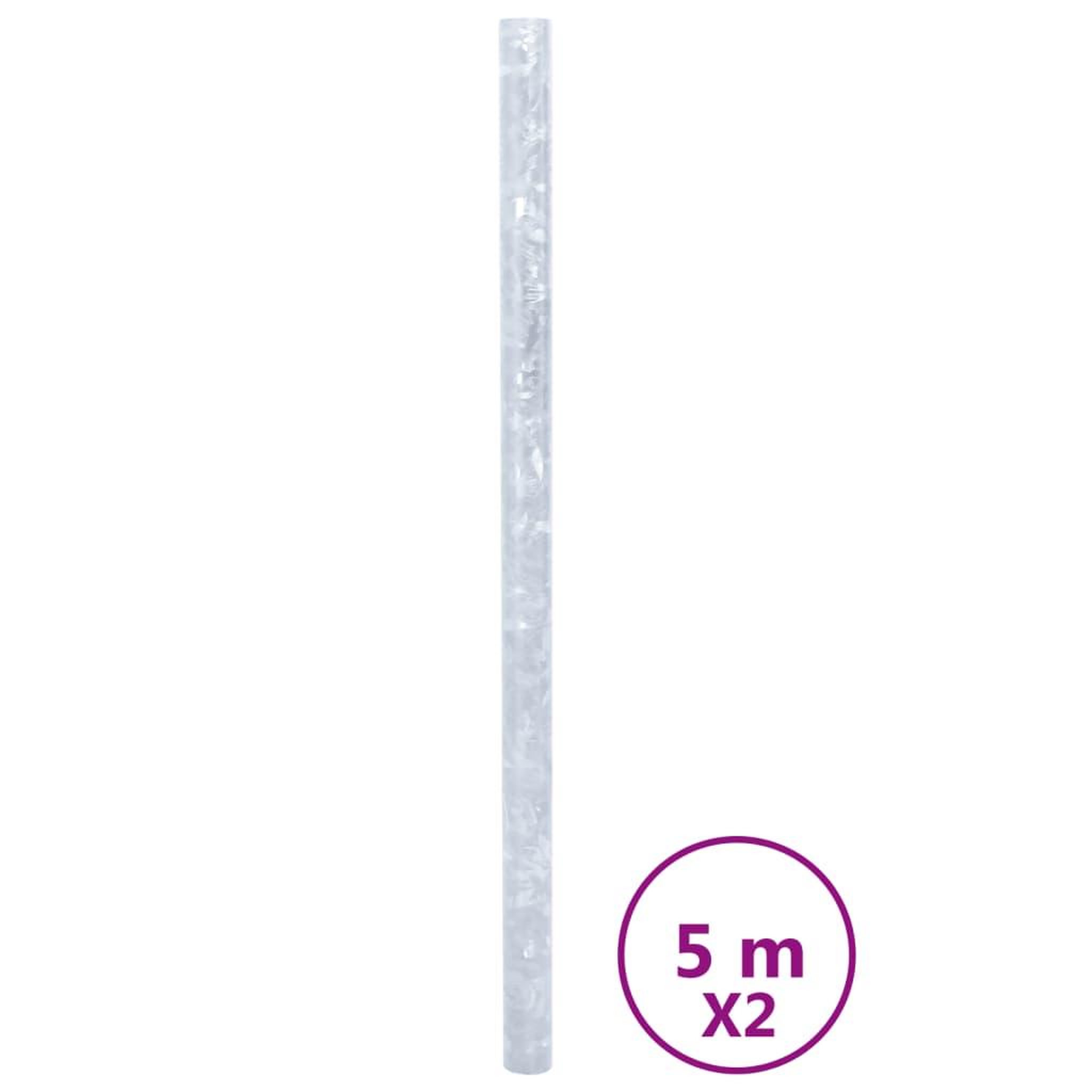 Voir la diapositive 2 : VIDAXL Films pour fenetre 2 pcs depoli motif de fleurs PVC