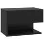 Voir la diapositive 5 : VIDAXL Tables de chevet murales 2 pcs Noir