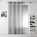 Paris Prix Voilage à Pompons  Pomponi  140x240cm Gris