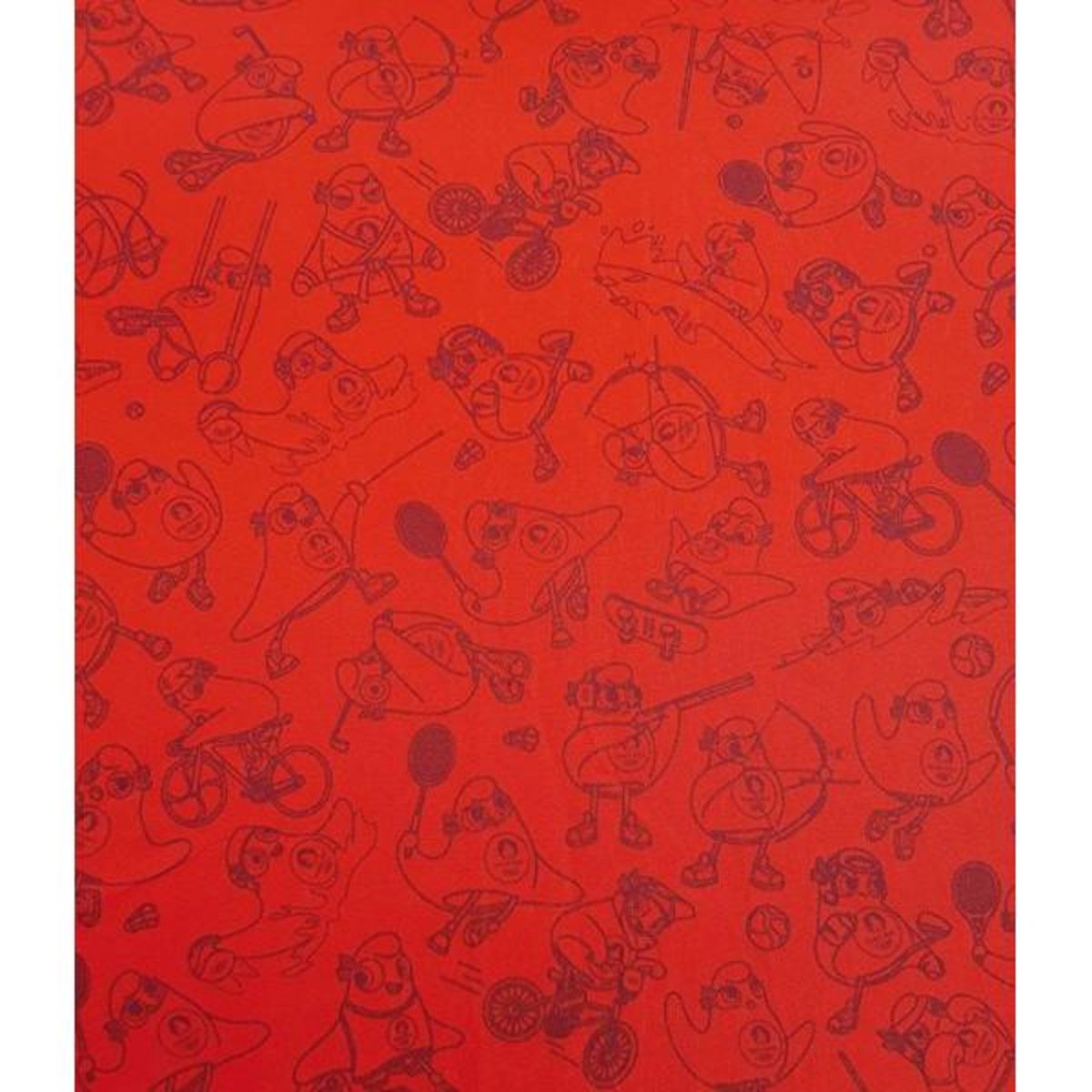 Fun House Fauteuil - Chaise - Bebe - Enfant JEUX OLYMPIQUES PARIS 2024 - Siege lune pliable pour enfant h.47 x l.54 x p.42 cm