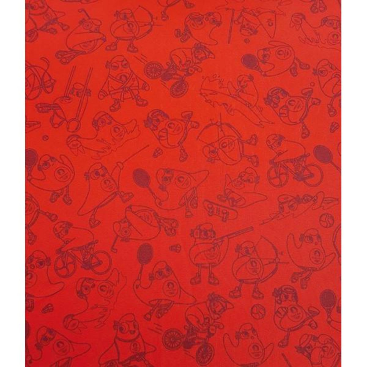 Fun House Fauteuil - Chaise - Bebe - Enfant JEUX OLYMPIQUES PARIS 2024 - Siege lune pliable pour enfant h.47 x l.54 x p.42 cm