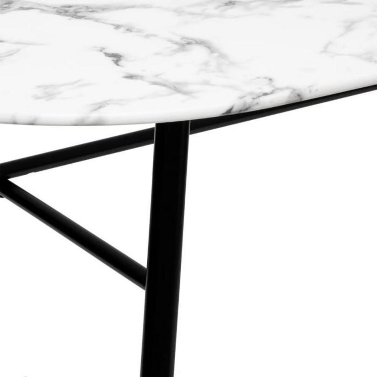 ATMOSPHERA Table à Manger Design  Roxas  160cm Blanc
