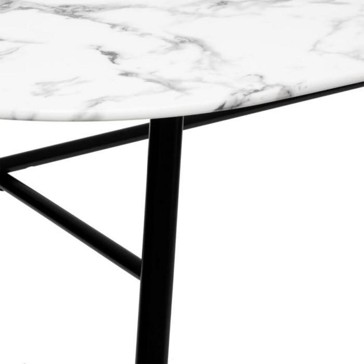 ATMOSPHERA Table à Manger Design  Roxas  160cm Blanc