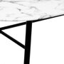 Voir la diapositive 3 : ATMOSPHERA Table à Manger Design  Roxas  160cm Blanc