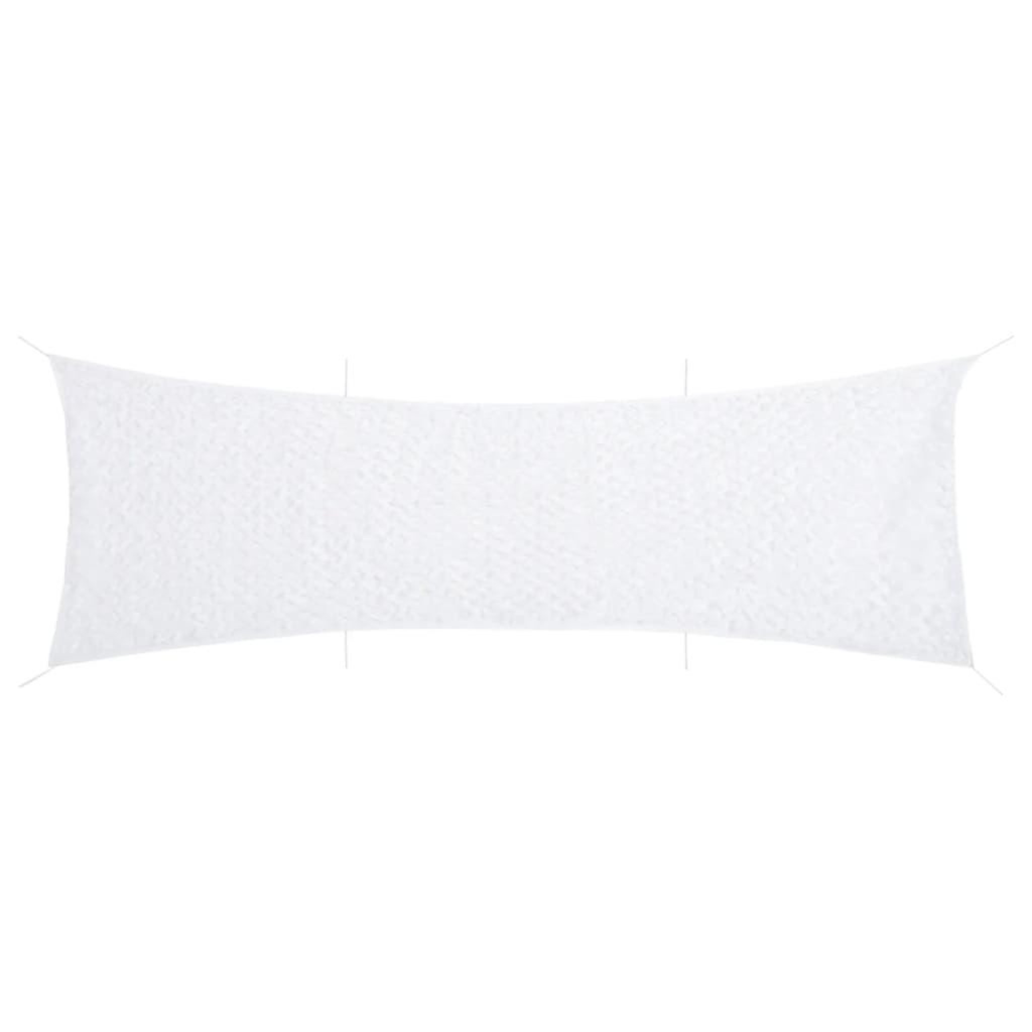 VIDAXL Filet de camouflage avec sac de rangement 613x138 cm blanc