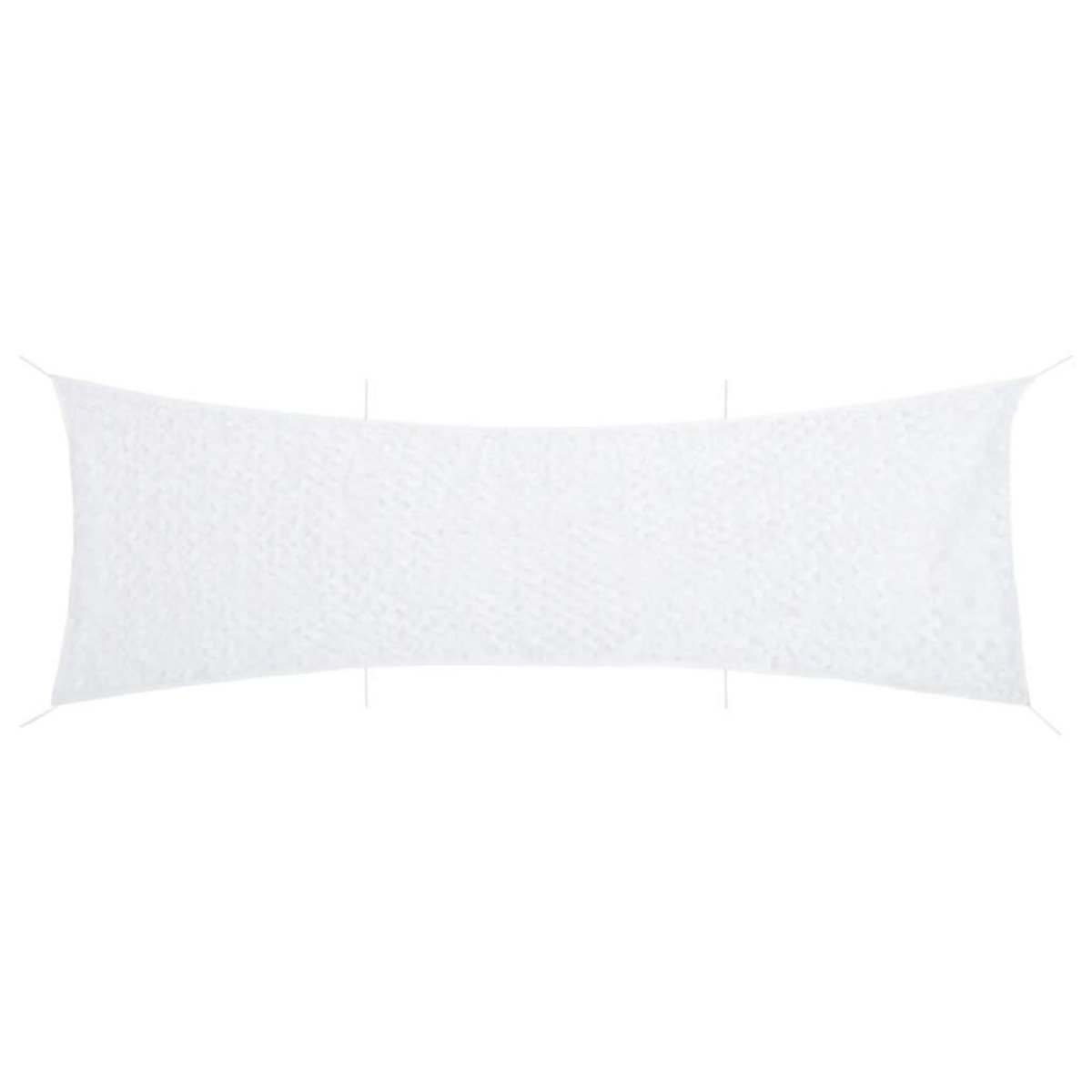 VIDAXL Filet de camouflage avec sac de rangement 613x138 cm blanc