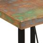 Voir la diapositive 5 : VIDAXL Table de bar 55x55x107 cm bois massif de recuperation et fer