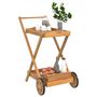 Voir la diapositive 3 : VIDAXL Chariot a the 54x87x90 cm bois massif d'acacia