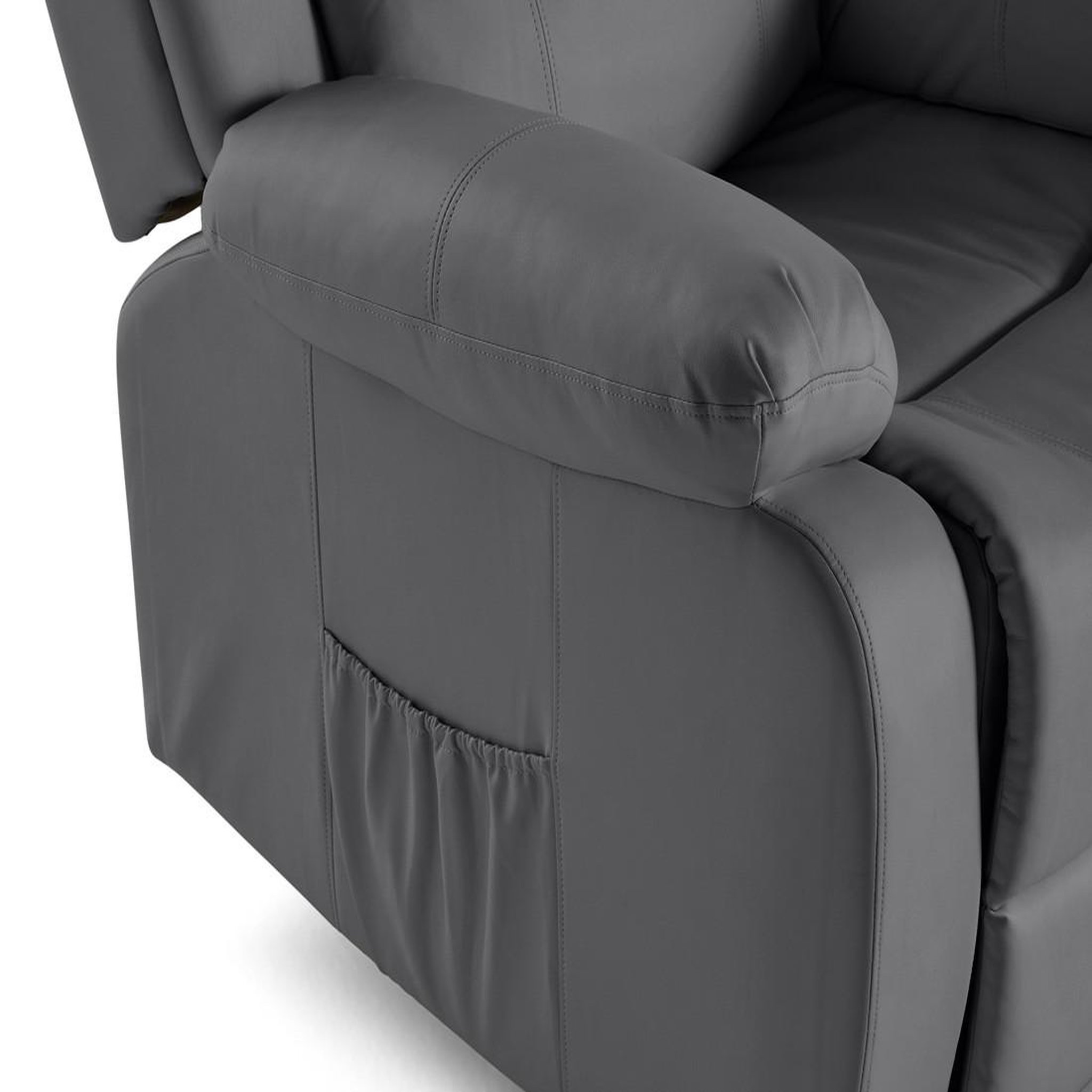 Voir la diapositive 4 : BEST MOBILIER Armand - fauteuil relax électrique en simili