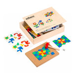EDUCO Jeu de formes à clouer - geo - jeu Montessori