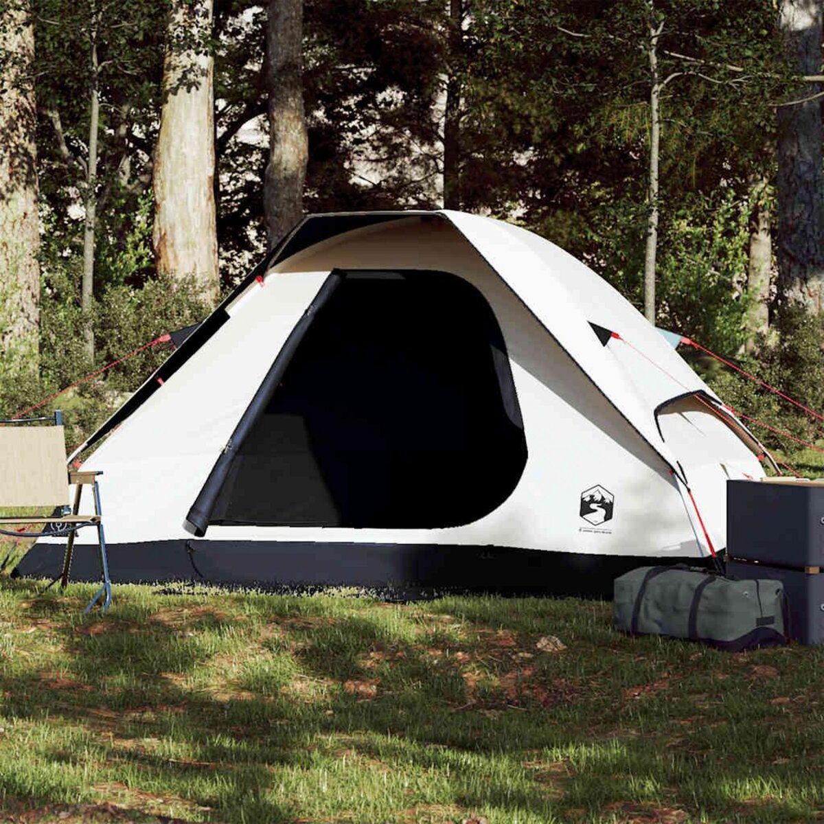 VIDAXL Tente de camping a dome 2 personnes tissu occultant impermeable