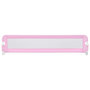 Voir la diapositive 3 : VIDAXL Barriere de securite de lit d'enfant Rose 180x42 cm Polyester