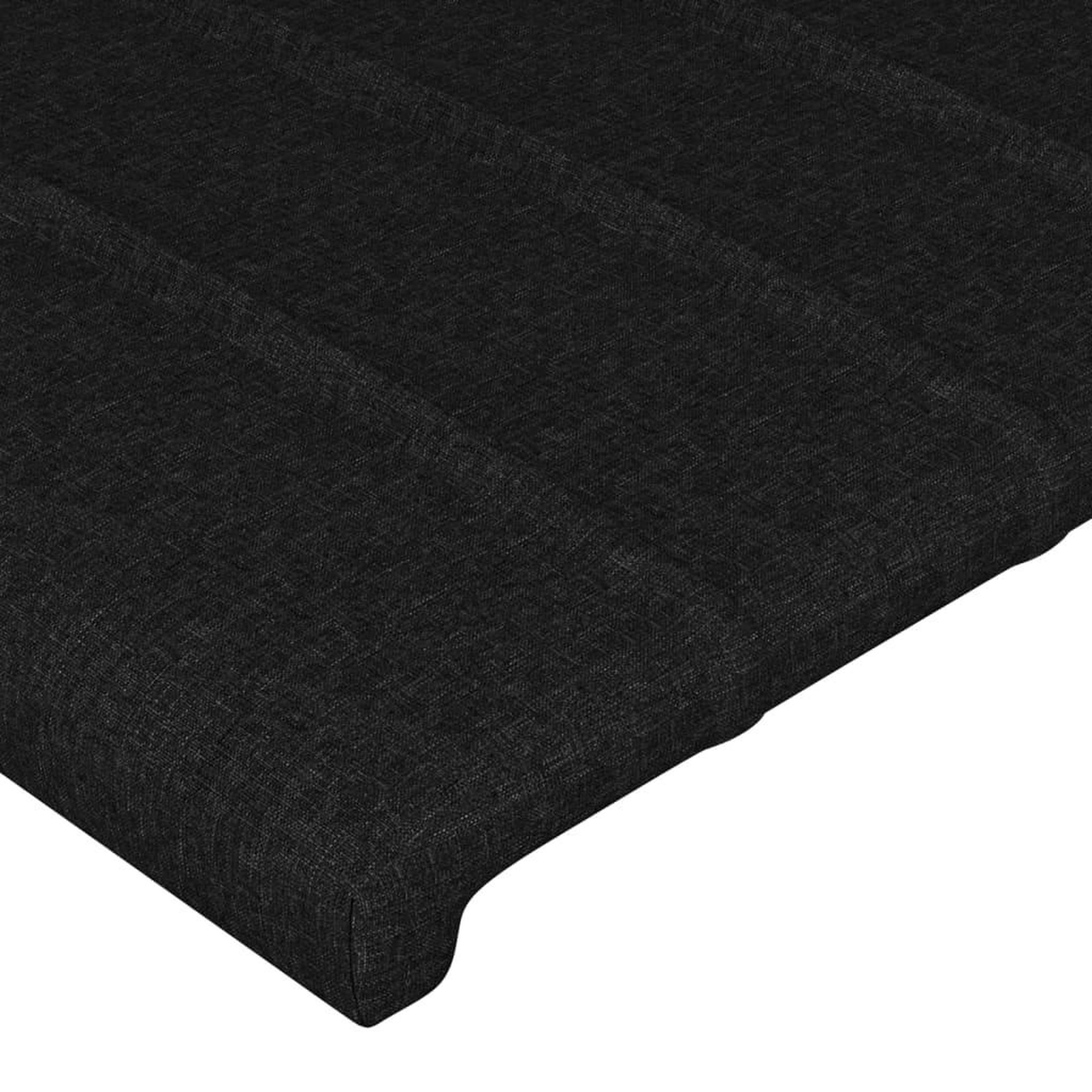 Voir la diapositive 5 : VIDAXL Tete de lit avec oreilles Noir 83x23x78/88 cm Tissu