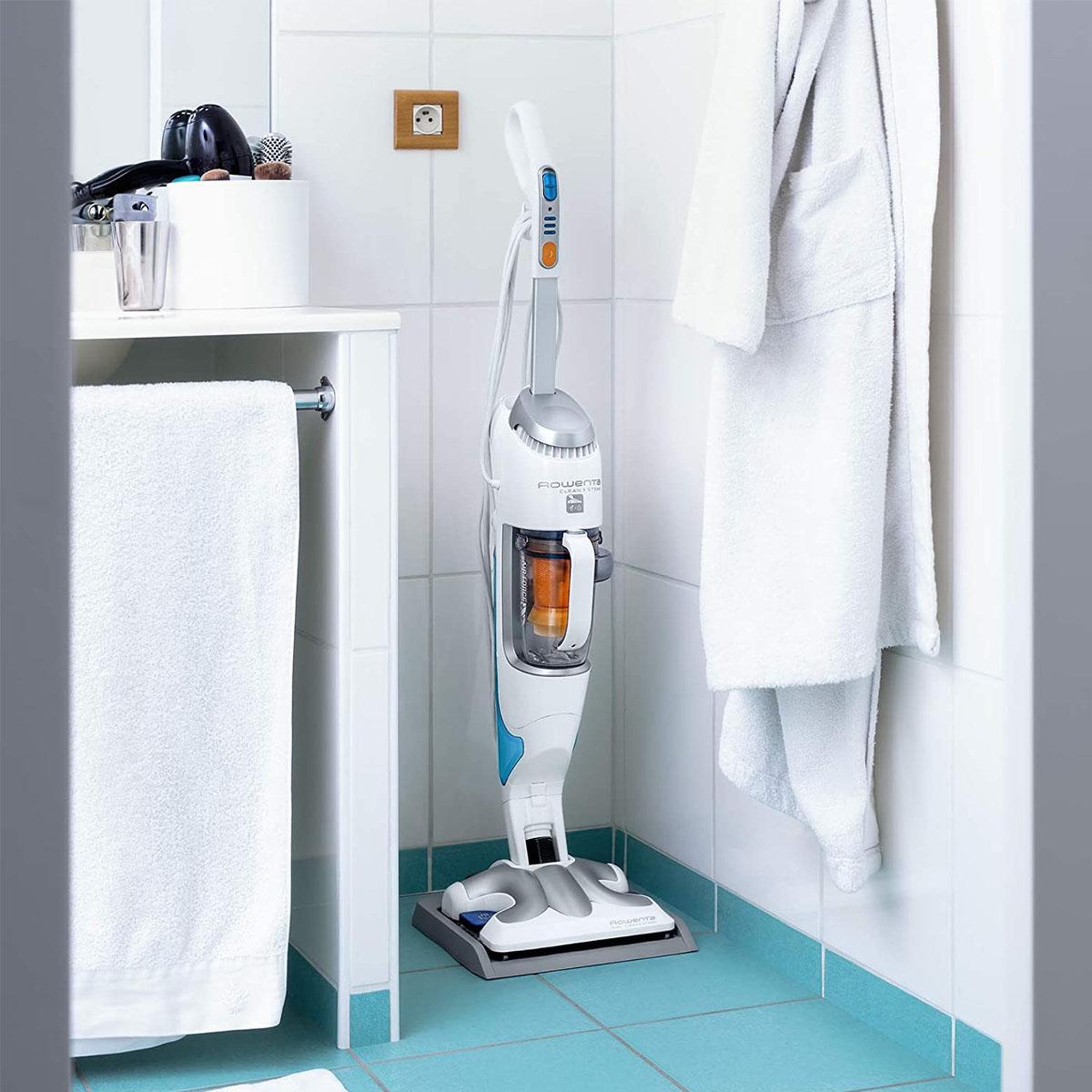 Voir la diapositive 2 : ROWENTA Nettoyeur vapeur aspirateur 2en1 1500w - ry7757wh